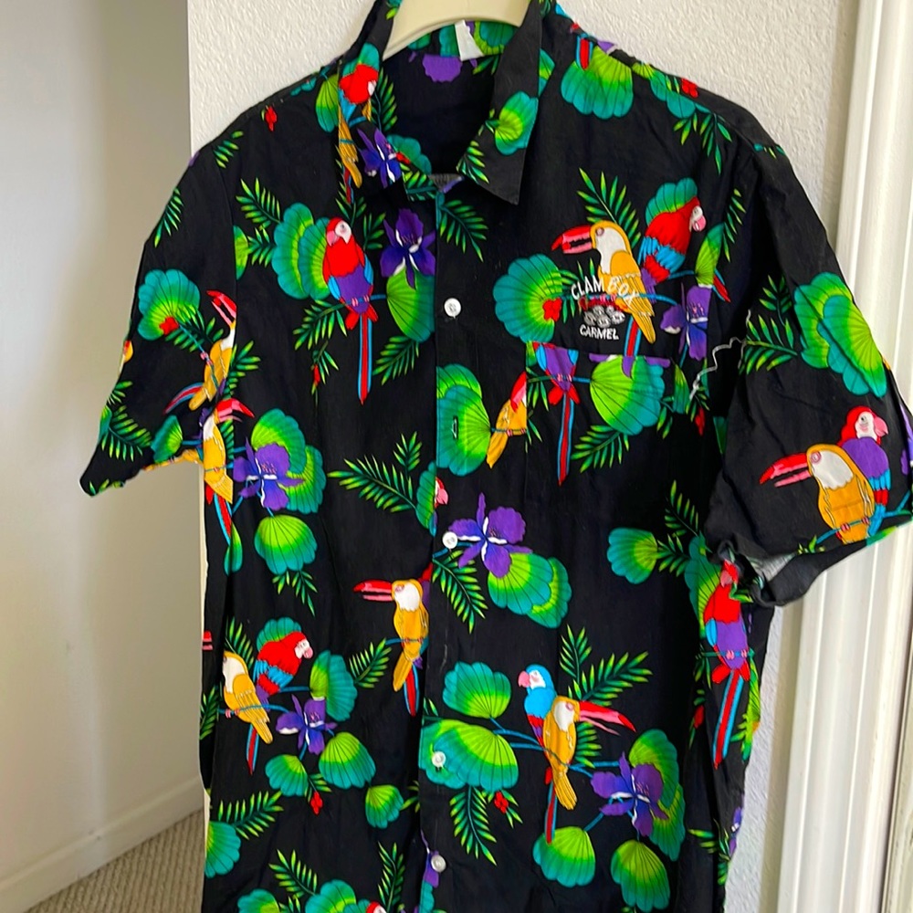 The Clam Box (Carmel) Vintage Hawaiian Shirt